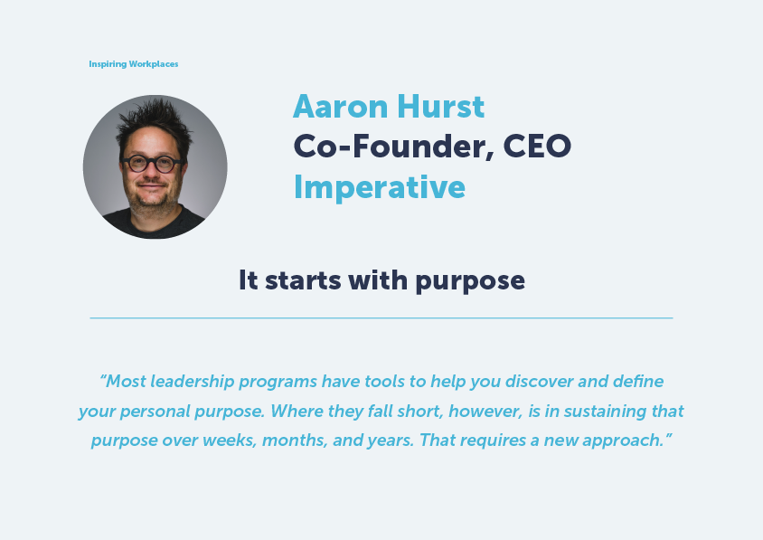 Inspiring your people in a changing world &#8211; It starts with purpose