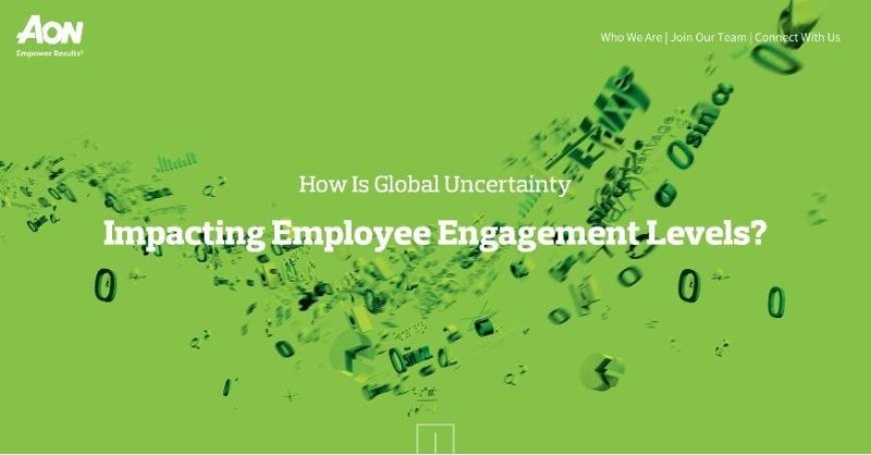 How is Global Uncertainty impacting global Employee Engagement levels?