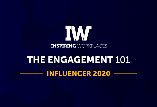 Inspiring Workplaces announces its  2020 Top 101 Global Employee Engagement Influencer list