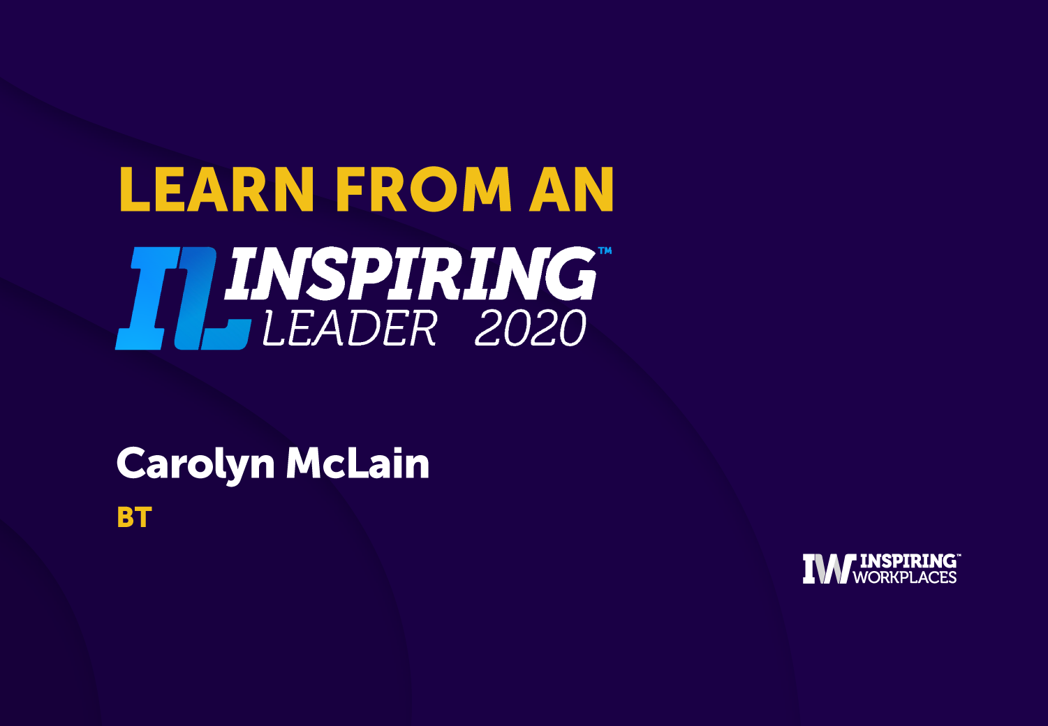 Stories from an Inspiring Leader &#8211; Carolyn McLain
