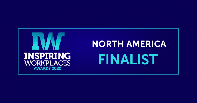 Finalists announced for the first ever 2020 North American Inspiring Workplaces Awards