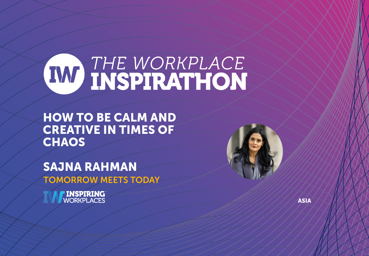 On Demand Video: How to be calm and creative in times of chaos | Sajna Rahman