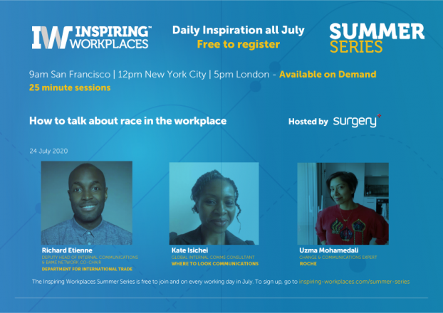 On Demand Video: Panel Debate: How to talk about race in the workplace