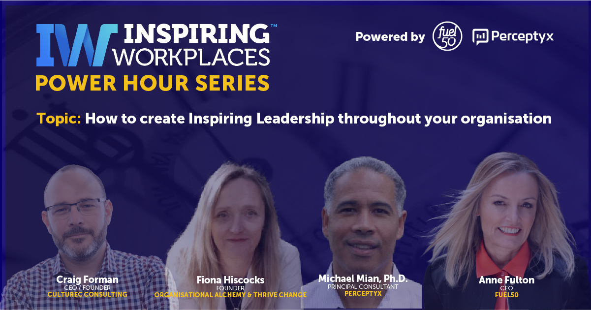 On Demand Video: Power Hour 4 – How to Create Inspiring Leadership.