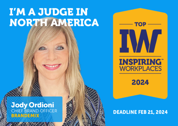 Meet the 2024 Top Inspiring Workplaces Judges: Jody Ordioni
