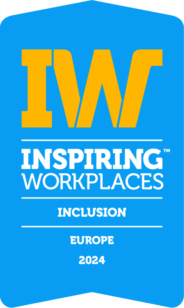 Company size badge winner INCLUSION 2024 IW Europe