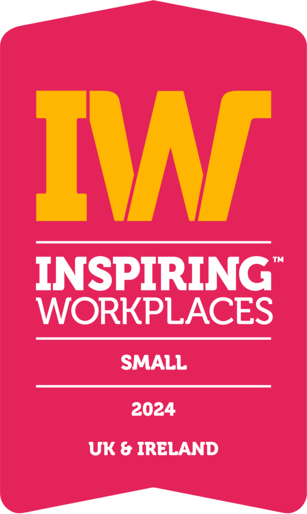 Company size badge winner Small 2024 IW - Uk & Ireland