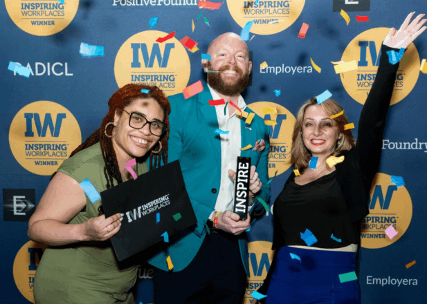 Photos from the 2025 North America Inspiring Workplaces Awards