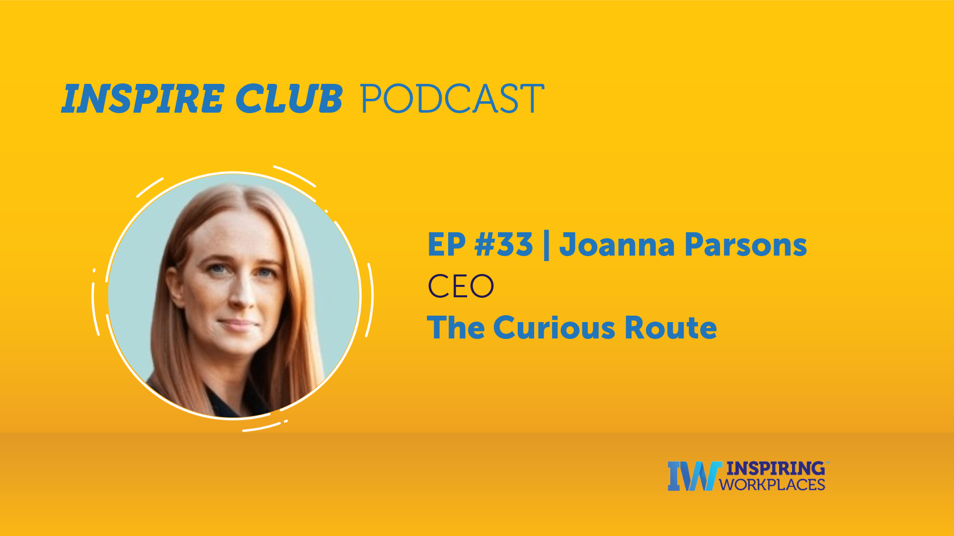 Inspire Club Podcast: EP #33 – Joanna Parsons