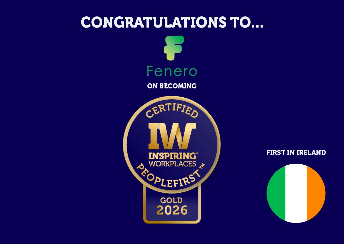 Fenero announced as First Certified PeopleFirst™ Organisation in Ireland
