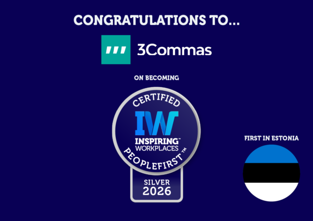 3Commas announced as First Certified PeopleFirst™ Organisation in Estonia