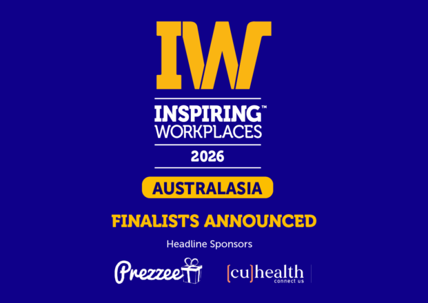 2026 Australasian Inspiring Workplaces Awards Finalists in association with Prezzee and CU Health announced