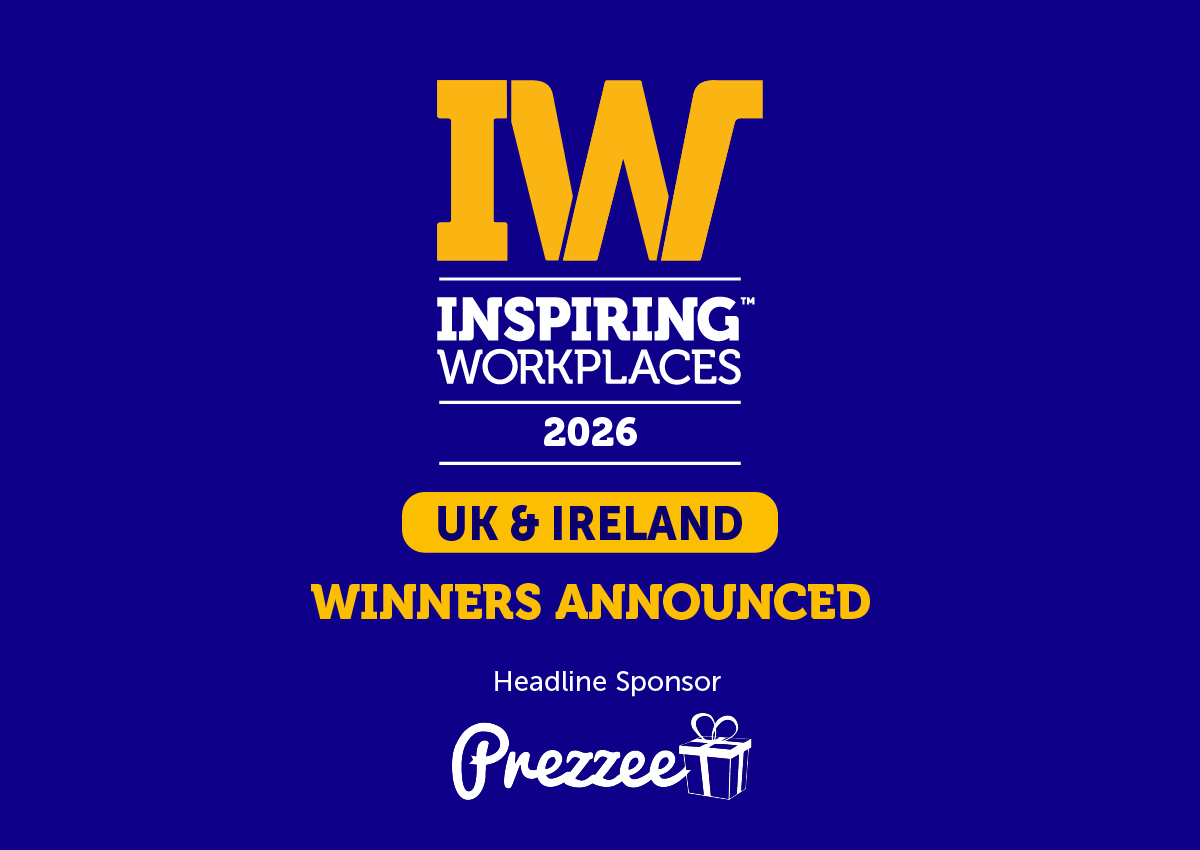 2026 UK & Ireland Inspiring Workplaces in association with Prezzee announced