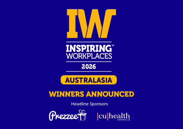 2026 Australasian Inspiring Workplaces in association with Prezzee and CU Health announced