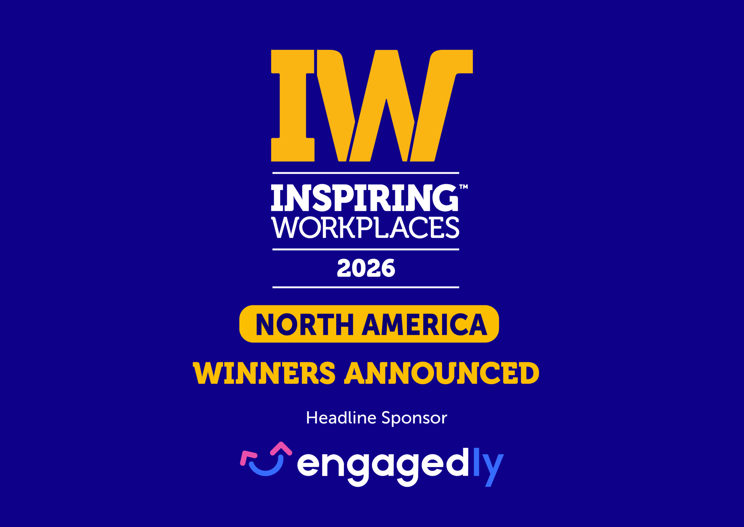 2026 North American Inspiring Workplaces in association with Engagedly announced