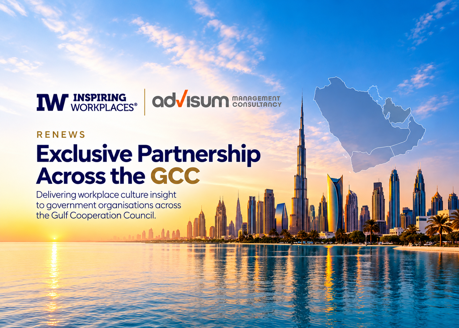 Inspiring Workplaces renews exclusive Certified PeopleFirst™ partnership with Advisum across the GCC